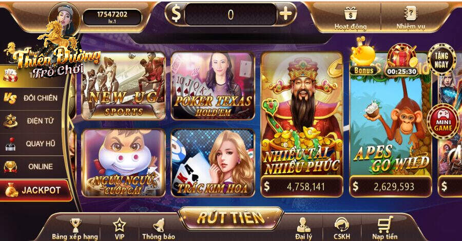 Khám phá kho game đa dạng tại TDTC
