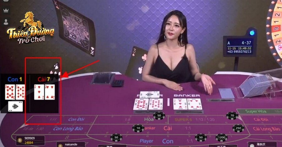 Mỗi bàn cược đều có dealer xinh đẹp hỗ trợ người chơi