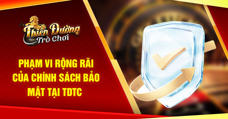 Phạm vi rộng rãi của chính sách bảo mật tại TDTC