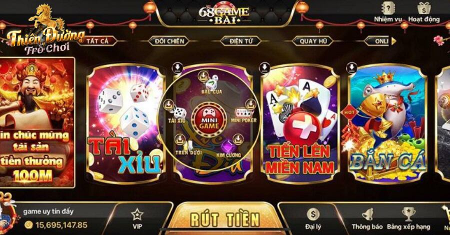 68 game bài - sân chơi cá cược đình đám nhất hiện nay