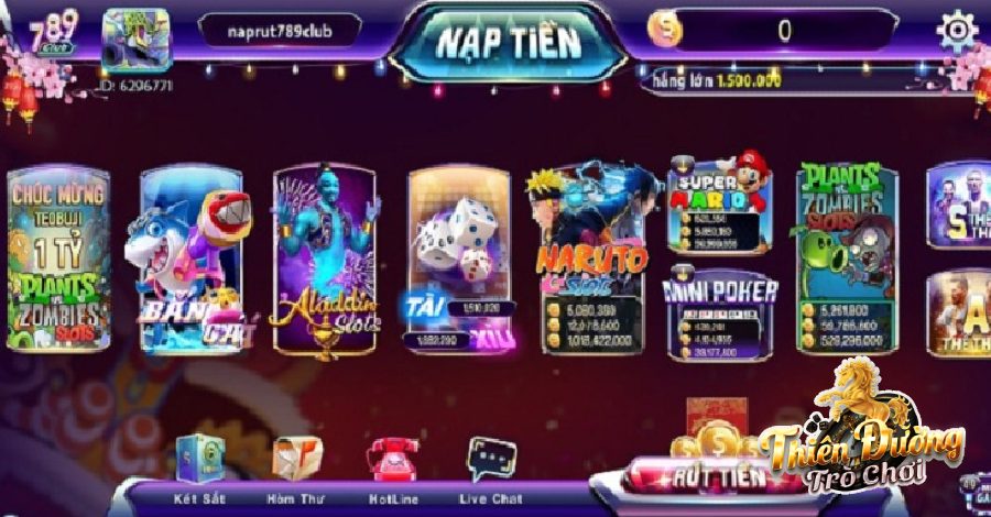 Các trò chơi đa dạng tại 789 club - Game Bài Las Vegas