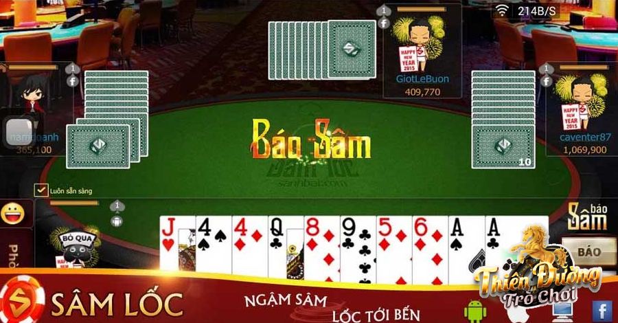 Trò chơi sâm lốc trong game bài đổi thưởng TGBCO
