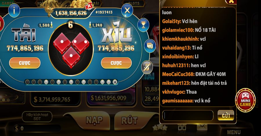 các bước đặt cược với Tài Xỉu tại Yo88
